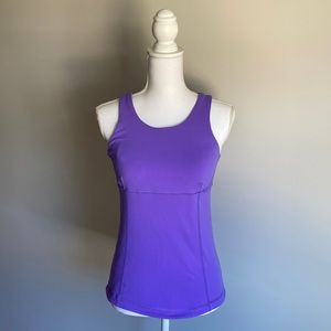Lululemon Women’s Size 6 Swank Tank Top with Open Back in Purple